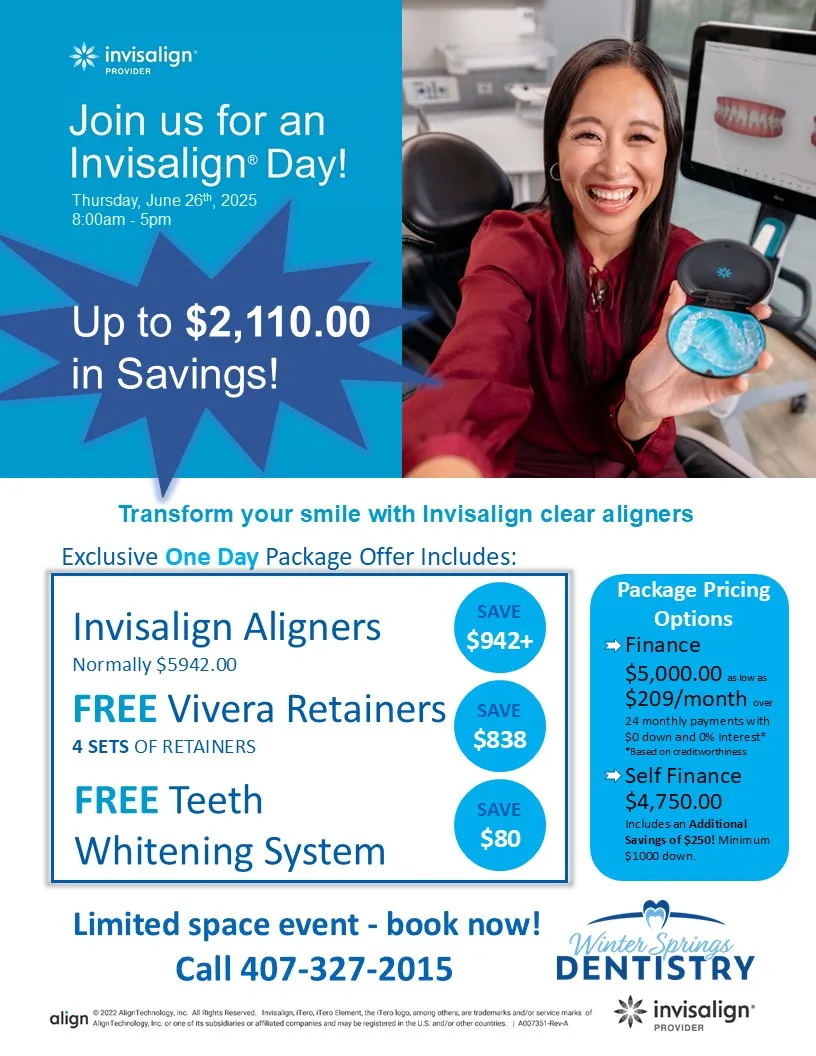 Invisalign promo flier